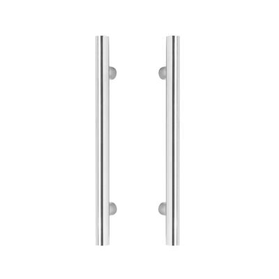 Intersteel Deurgrepen per paar T-vorm 700x70x25 HoH 500mm - RVS