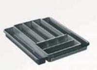 Rotho domino bestekbak 7 vakken antraciet - thumbnail