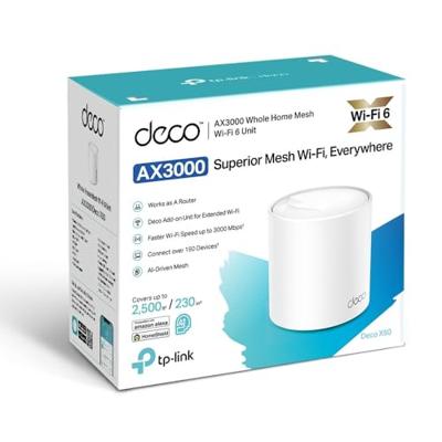 TP-Link Deco X50 Dual-band (2.4 GHz / 5 GHz) Wi-Fi 6 (802.11ax) Wit 3 Intern
