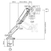 ACT AC8311 monitor bureausteun - thumbnail