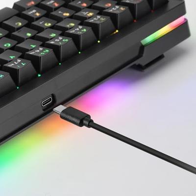 Gaming Keyboard Mars Gaming MKMINIPROYES Zwart Qwerty US