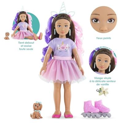 Modepop - COROLLE - Luna Unicorn - 28 cm - 4 accessoires - vanaf 4 jaar