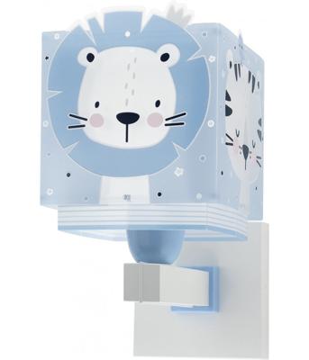 Dalber Kinderkamer wandlampBaby Jungle soft blauw - 63119T