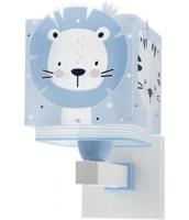 Dalber Kinderkamer wandlampBaby Jungle soft blauw - 63119T - thumbnail