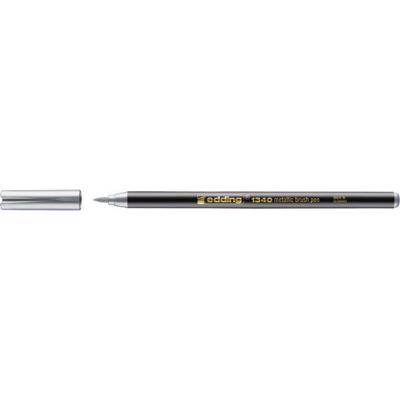 Brushpen edding 1340 metallic zilver