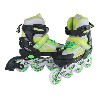 Street Rider inline skates verstelbaar - maat 29-32 - groen/zwart