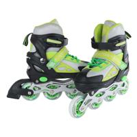 Street Rider inline skates verstelbaar - maat 29-32 - groen/zwart - thumbnail