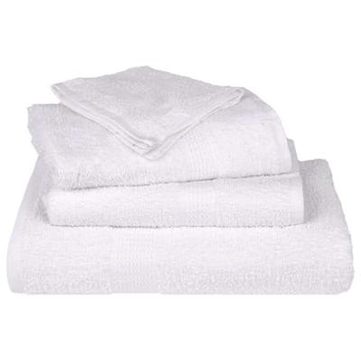 VidaXL Washandjes 50 stuks frogn wit 30x30 cm 100% katoen