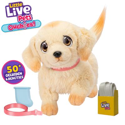 Little Live Pets Ouchies Puppy Cooper interactieve knuffel - thumbnail