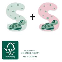 Small Foot - houten dieren kinderletter - s - thumbnail