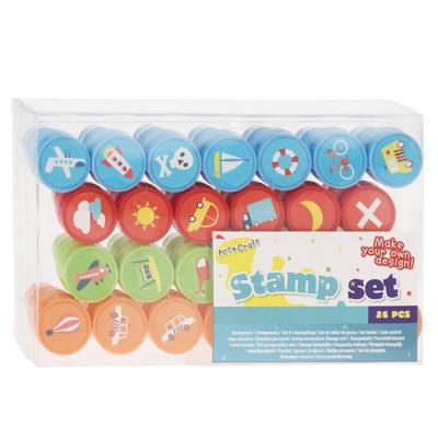Art & Craft Stempelset Figuren 26-delig Art & Craft Stempelset Figuren 26-delig