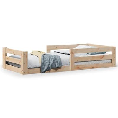Bedframe zonder matras massief grenenhout 90x190 cm