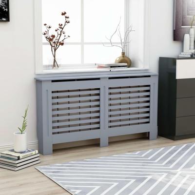 Radiatorombouw 152x19x81,5 cm MDF antraciet