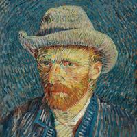 Ambiente Servet 33cm Van Gogh Portrait - thumbnail