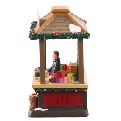 Lemax christmas candles verlicht kerstdorp tafereel Caddington Village 2022