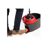 Vileda Ultramat Turbo XL mop/dweil Droog en nat Microvezel Zwart, Rood - thumbnail