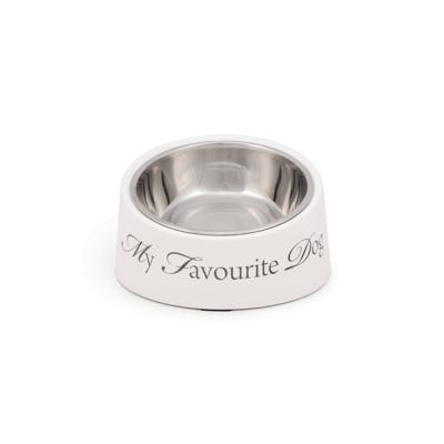 Designed By Lotte - Hondenvoerbak - Wit - Diam. 18 Cm