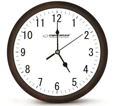 Esperanza Los Angeles Mechanische klok Rond Zwart, Wit