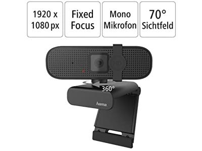 Hama Pc-webcam C-400, 1080p Webcam Zwart