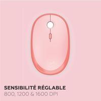 Toetsenbord en muis Mobility Lab Pure Color Rose Azerty Frans - thumbnail