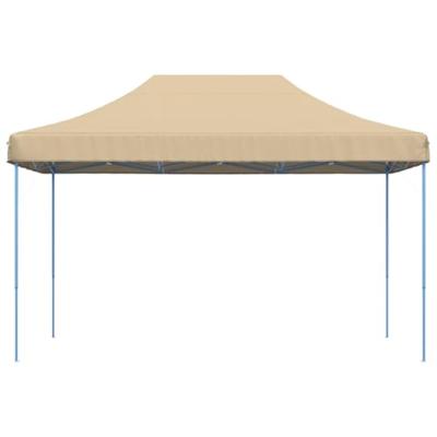 Partytent inklapbaar pop-up 440x292x315 cm beige