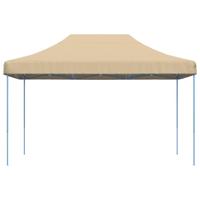 VidaXL Partytent inklapbaar pop-up 440x292x315 cm beige - thumbnail