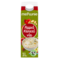 Melkunie Appel Kaneel Vla met Stukjes Appel 1 L bij Jumbo - thumbnail