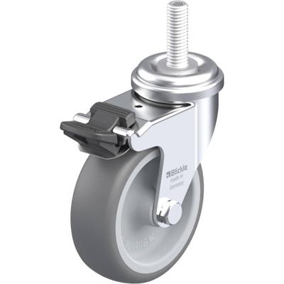 Blickle LRA-TPA 75G-FI-GS10 Zwenkwiel met rem Wieldiameter: 75 mm Draagvermogen (max.): 75 kg 1 stuk(s)