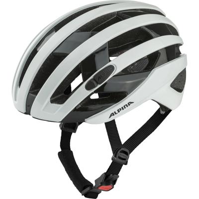 Olympic Sportswear Alpina sports racehelm ravel 55-59 glans wit