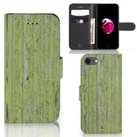 iPhone 7 | 8 | SE (2020) | SE (2022) | Book Style Case | Green Wood - thumbnail