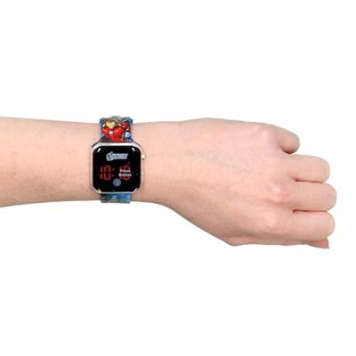 Mervel LED Horloge Avengers Blauw