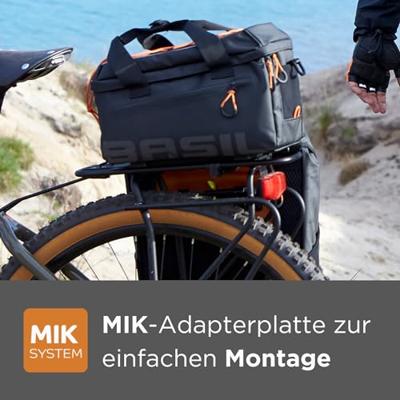 Basil Trunkbag miles mik zwart