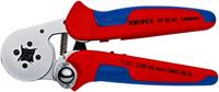 Knipex PreciForce® krimptang | Meer-componentengrepen | Gebruineerd | Lengte 220 mm | Zelfbedieningskaart/blister - 97 55 04 SB - thumbnail
