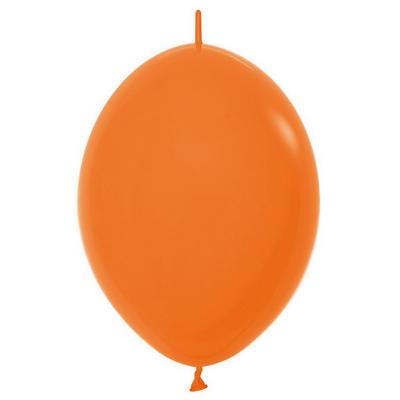 Knoop ballonnen oranje 8 stuks Knoop ballonnen oranje 8 stuks