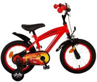 Disney cars kinderfiets - jongens - 14 inch - rood - thumbnail