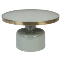 Zuiver Ronde Salontafel 'Glam' 60cm, kleur Groen - thumbnail