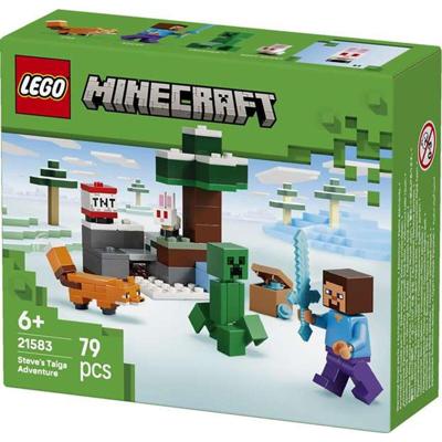 Lego 21583 Minecraft Steve's Taiga Avontuur Lego 21583 Minecraft Steve's Taiga Avontuur