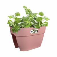 ELHO - Bloempot - Vibia Campana Flower Bridge 40 - Oudroze - Buitenbalkon - L 26 x B 39 x H 22 cm - thumbnail