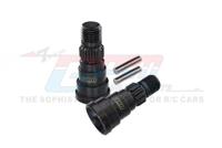 GPM High Carbon Steel Front/Rear CVD Joints (Black) - Traxxas XRT & Traxxas X-Maxx - thumbnail
