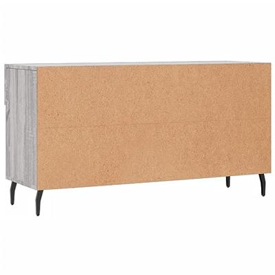 VidaXL Schoenenbank 102x35x55 cm bewerkt hout grijs sonoma eikenkleur VidaXL Schoenenbank 102x35x55 cm bewerkt hout grijs sonoma eikenkleur