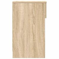 Nachtkastje met lade 20x36x60 cm sonoma eikenkleurig - thumbnail