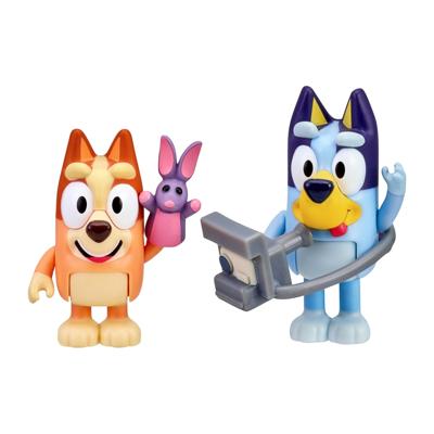 Overige Merken Spectron bluey & bingo speelfiguren, 2st.