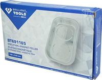 Brilliant Tools BT691165 Magnetisch tablet/schaal van roestvrij staal, 140 x 240 mm - thumbnail