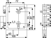 ABUS 224195 Opschoefbaarslot - thumbnail