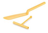 Pannenkoek spatula Tescoma Delicia Nylon Geel (2 Stuks) - thumbnail
