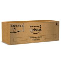 WHISKAS Feestmaal in gelei Gevogelte - natvoer voor katten - 120x85g - thumbnail