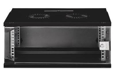 Digitus DN-49201 19inch-wandkast (b x h x d) 540 x 240 x 400 mm 4 HE Zwart, Zwart (RAL 9005) Digitus DN-49201 19inch-wandkast (b x h x d) 540 x 240 x 400 mm 4 HE Zwart, Zwart (RAL 9005)