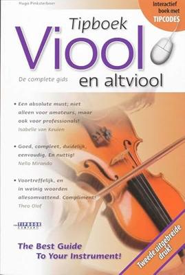 Tipboek viool en altviool met tipcodes