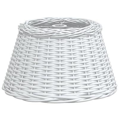VidaXL Plafondlampenkap ø50x30 cm wicker wit