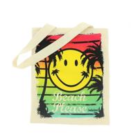 Blueprint Collections shopper Smiley 33x15 cm wit - thumbnail